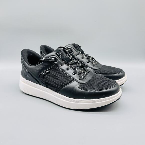 Kizik Shoes Womens 10 Black Brisbane Slip On Sneakers Lace Up Mesh Hands Free - Picture 2 of 13